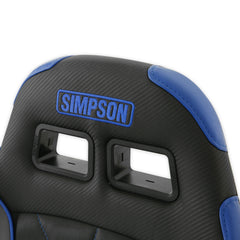 Simpson Racing Vortex II Off-Road Suspension Seats Black / Blue PAIR