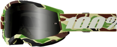100-PERCENT STRATA 2 SAND GOGGLE WAR CAMO SMOKE LENS