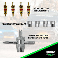 Rhino USA 60Psi Tire Deflator Gauge DEFLATOR-GAUGE