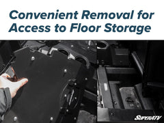 SUPERATV Polaris RZR XP 4 Turbo Rear Seat Conversion Kit