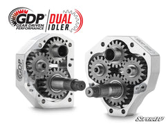 SUPERATV Polaris RZR XP 1000 4" Portal Gear Lift - Cast, 0.3 Gear Reduction, Single Idler