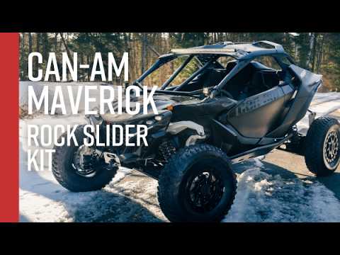 MBRP Black-Coated Rock Slider Kit AC-9219-04