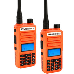 Rugged 2 Pack - Rugged GMR2 PLUS - GMRS and FRS Two Way Handheld Radios - Grey