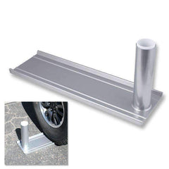 Rugged Aluminum Wheel Stand for Base Camp Telescoping Flag Poles