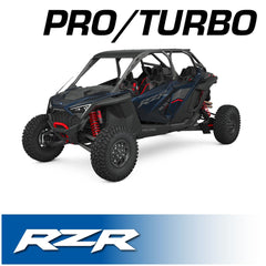 Rugged Polaris RZR PRO XP - Turbo R - Pro R - Complete Communication Kit with Bluetooth Intercom and 2-Way Radio - 696 PLUS Remote Head / G1 GMRS / Radio Side Mount