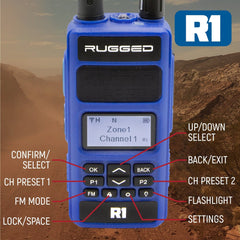 Rugged R1 READY PACK - Rugged R1 - Business Band Two Way Handheld Radios - Digital and Analog