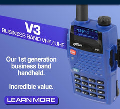 Rugged ANALOG ONLY - Rugged V3 - Business Band Two Way Handheld Radio