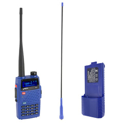 Rugged BUNDLE - Rugged V3 - Handheld Radio with Long Range Antenna and High Capacity Battery
